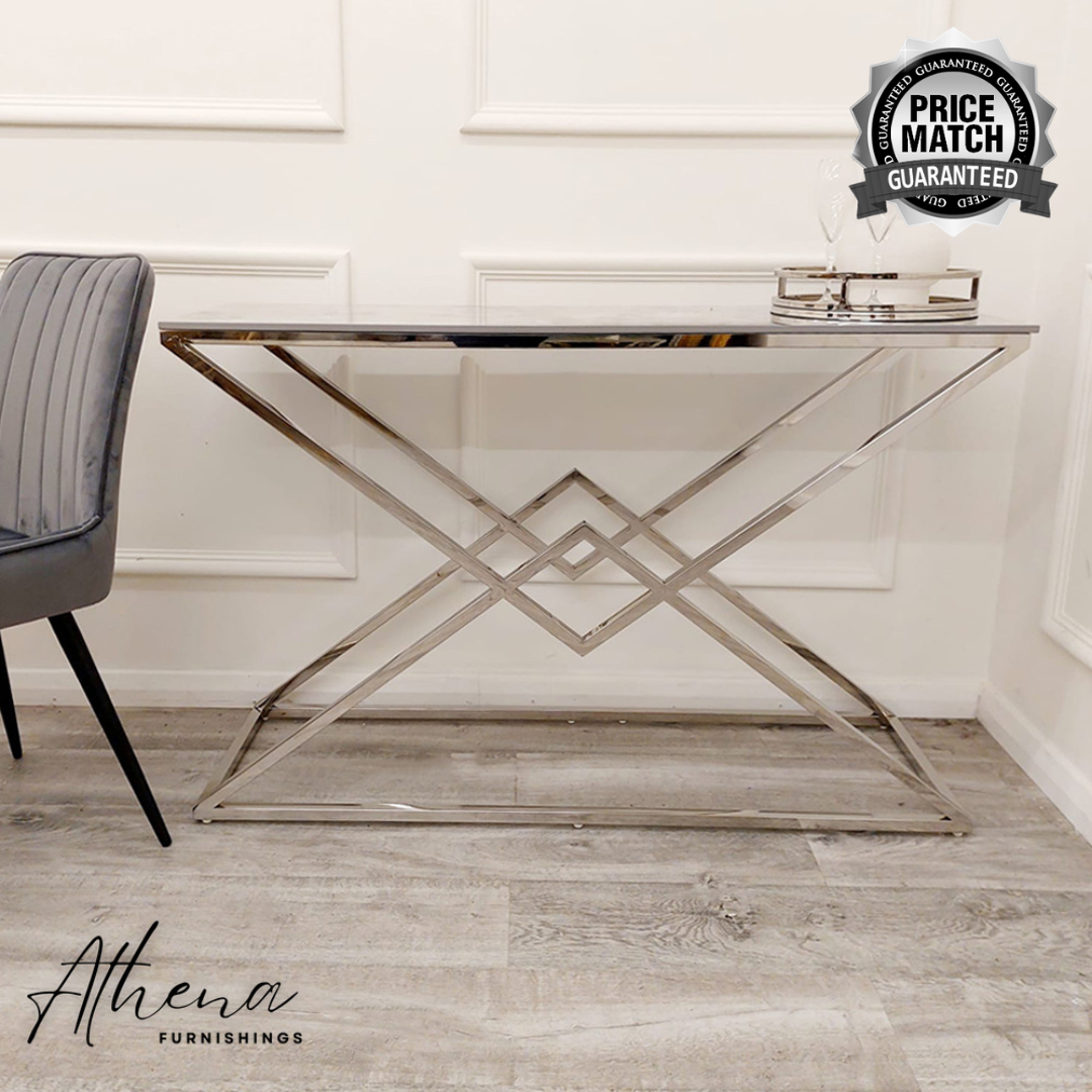 Richmond Grey Marble Console Table