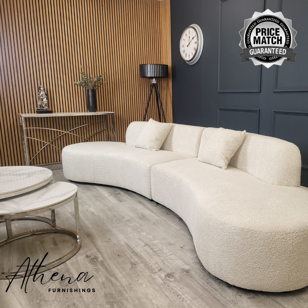 Witney Curved Cinema Boucle Sofa