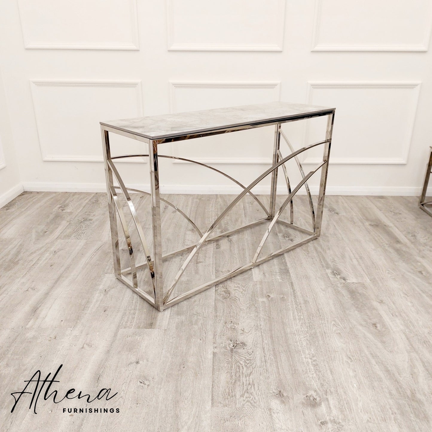 Cambridge Grey Marble Console Table