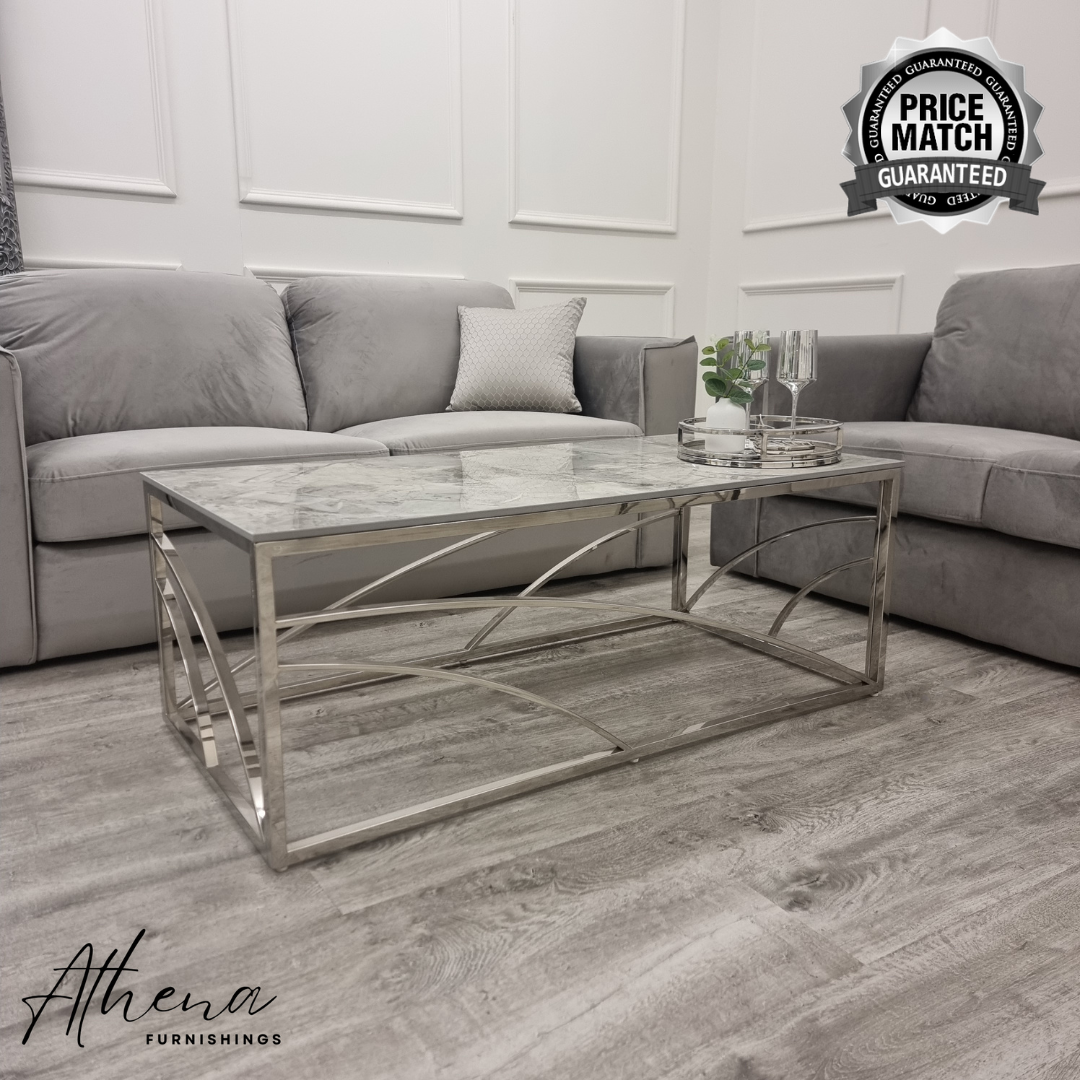 Cambridge Grey Marble Coffee Table