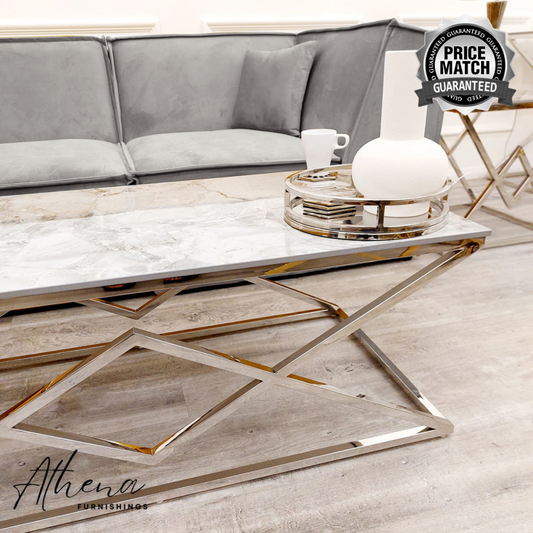 Richmond Grey Marble Coffee Table