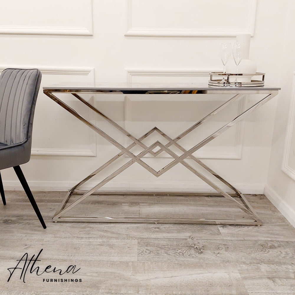 Richmond Grey Marble Console Table